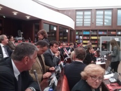23 September 2013 The National Assembly delegation at the parliamentary seminar in Skopje